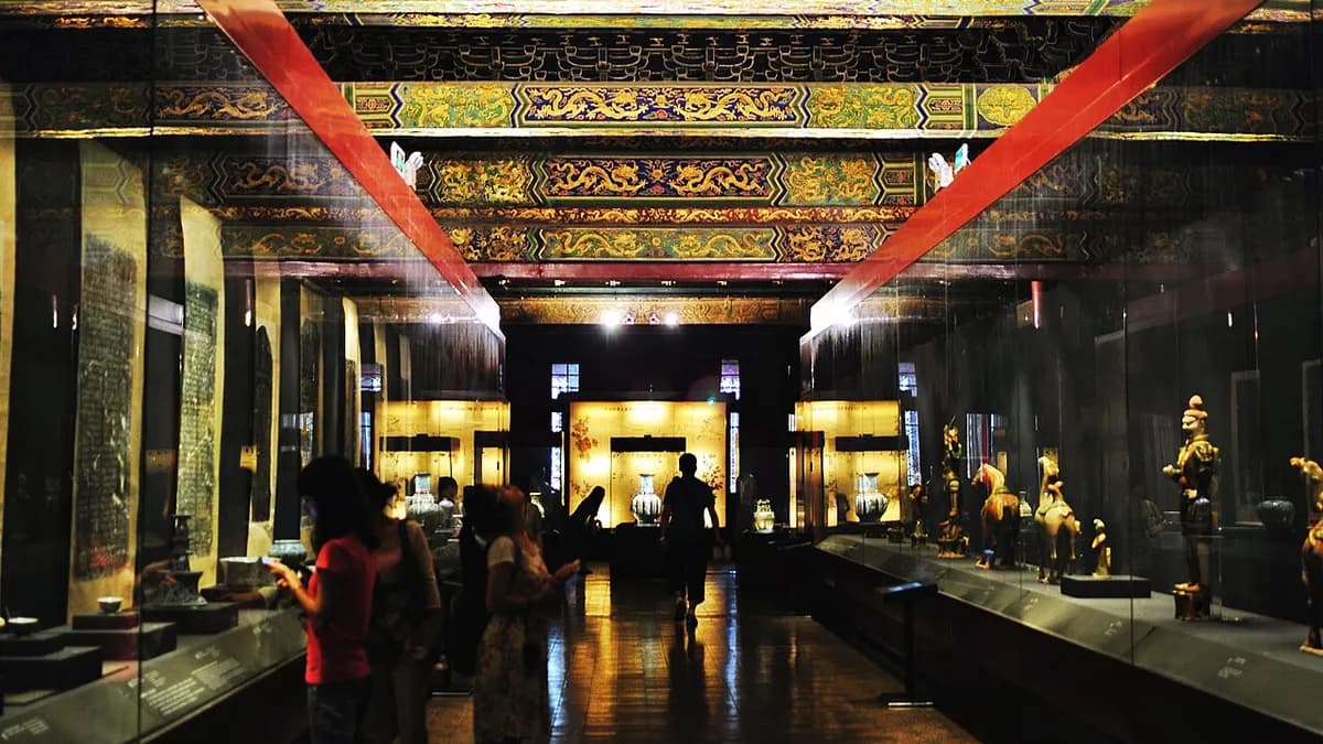 北京故宫太和殿前广场