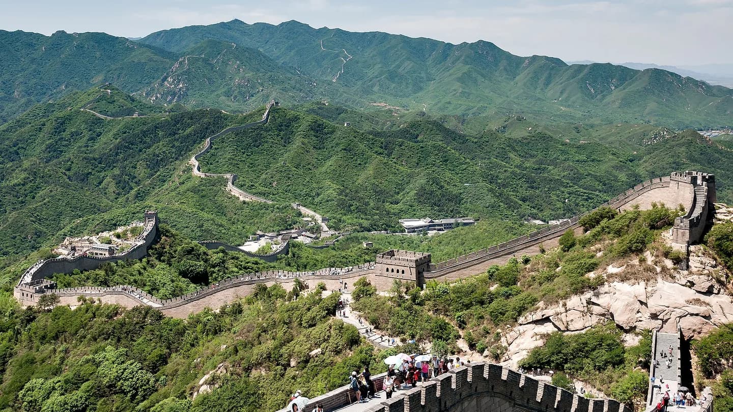 北京八达岭长城秋色